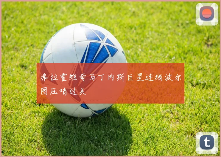 弗拉霍维奇马丁内斯巨星连线波尔图压哨过关